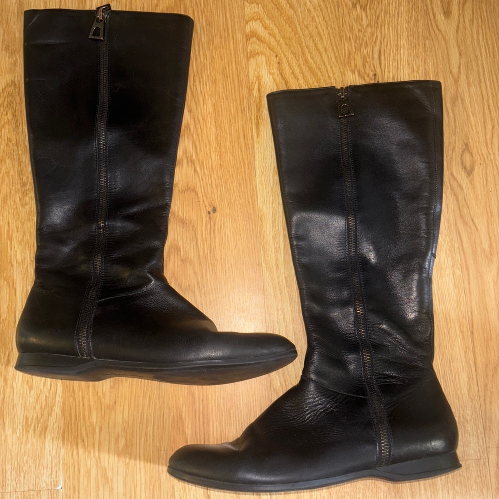 Enzo Angiolini Black Leather Boots
